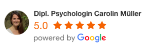 Google reviews psychologist and counselor Carolin Müller